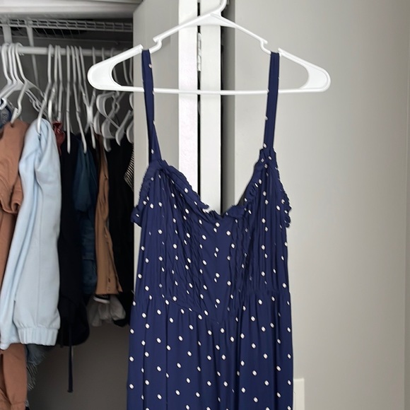 Madewell Polka Dot Jumpsuit, NWT missing button - Picture 3 of 14